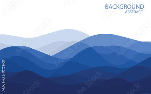 Dynamic Blue Flow on White ? Abstract Graphic for Web & Print.eps