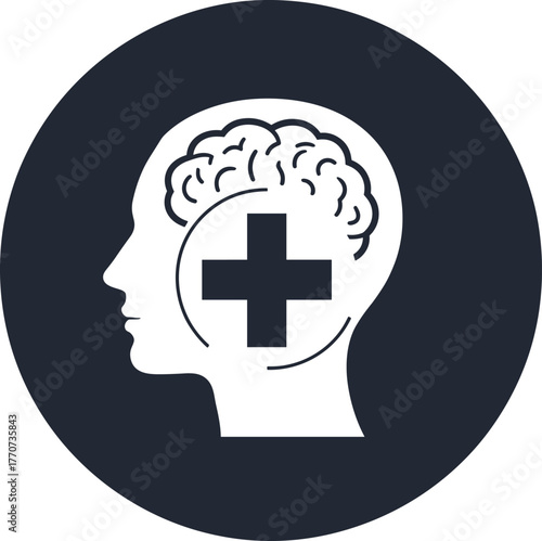 Brain Engineering Creative Gear Intellect Innovation Vector Icon Concept