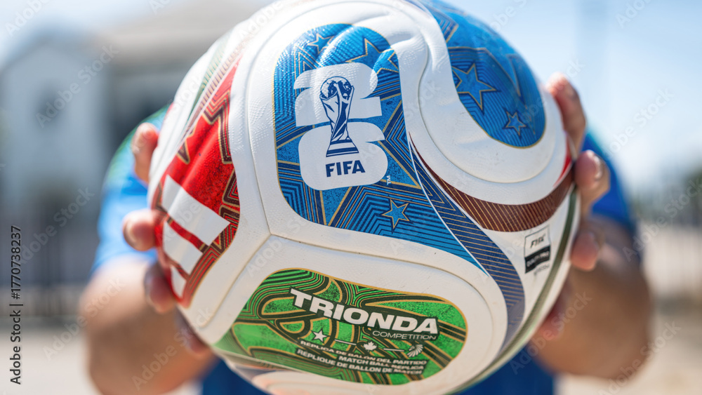 Fototapeta premium Bangkok, Thailand - 28 October 2025: Adidas launch 