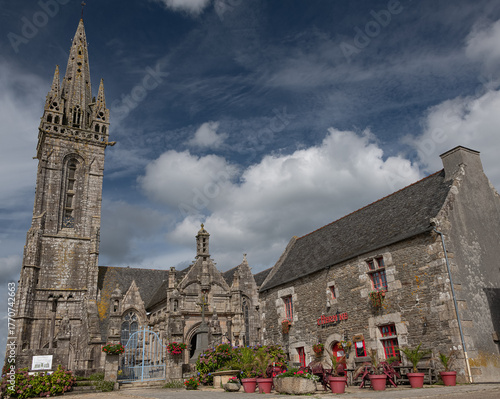 France, Finistere, Landerneau Daoulas Country, La Roche Maurice, parish enclosure, Saint Yves church