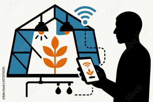 No farming vector cyrillic human using palette smart background limited negative icon