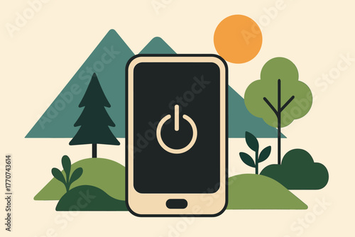 Cyrillic shapes labels any detox nature no off contrast peace icon digital