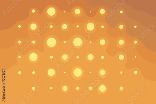 Negative no particles captions vector icon grid typography marks forming bubbles glowing