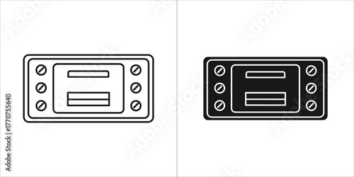 Electronic safe, a symbol of security and protection of valuables