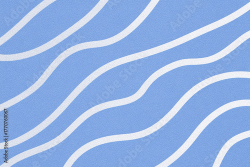 Abstract minimalist blue and white wavy pattern background