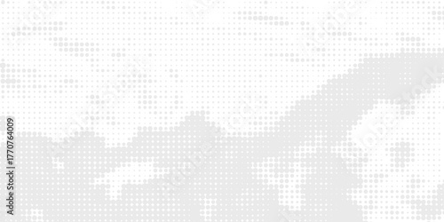 Halftone faded gradient texture. Grunge halftone grit background. White and black sand noise wallpaper.
