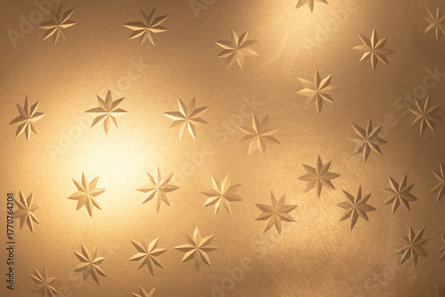Luxurious gold-toned glass textured lampshade backdrop