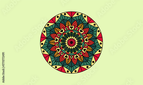 Mandala Creative Elegant Colorful background