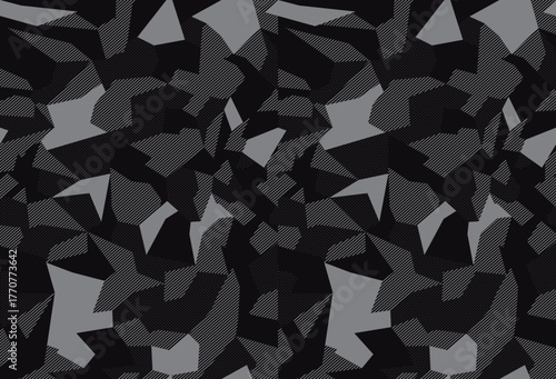 Seamless geometric  camouflage abstract pattern, Military Camouflage pattern design element for Army background, printing clothes, fabrics, sport t-shirts jersey, AOP baground pattern