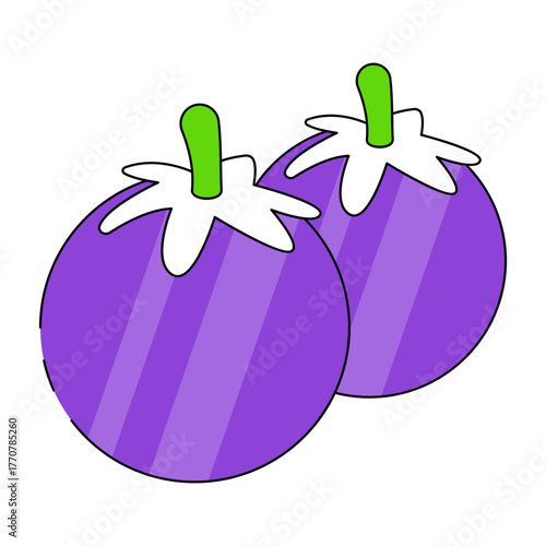 Modern design icon of tomatoes, food ingredient