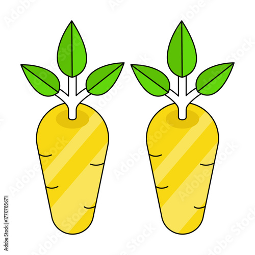 Perfect design icon of radish 