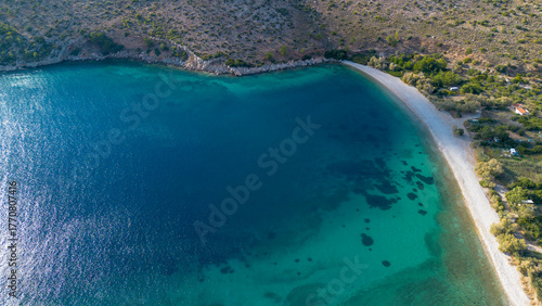 Beautiful isolated beach of...
