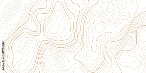 Topographic gold luxury map background. Geographic abstract pattern.Cartography terrain contour lines backdrop for website, presentations.
