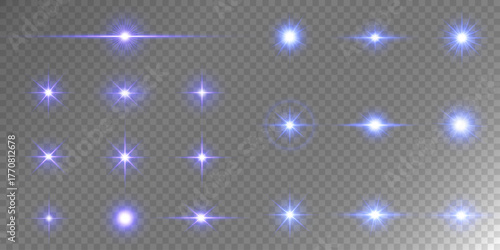 Lens Flare, light glow effect. sun or realistic shining star with backlight effect.
bokeh glitter and sparkles or sparkles on transparent background.