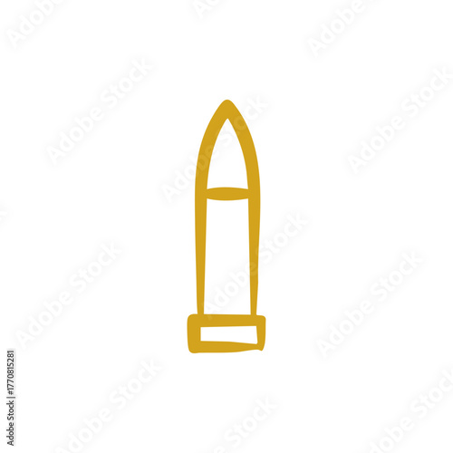 Bullet icon logo flat vector design