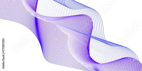 Modern digital technology design for Abstract Background. Abstract mesh glowing curved lines and modern wave design. mesh music and sound creative design.	