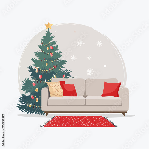 Winterliche Inneneinrichtung