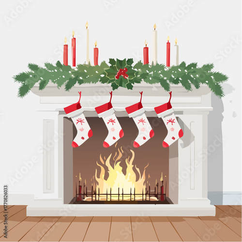 Winterliche Inneneinrichtung