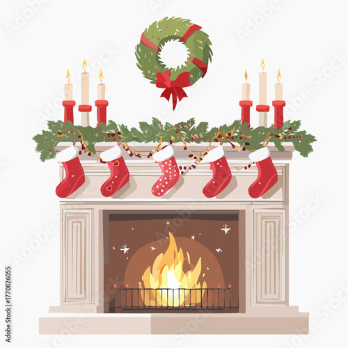 Winterliche Inneneinrichtung