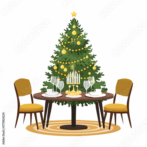 Winterliche Inneneinrichtung