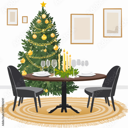 Winterliche Inneneinrichtung