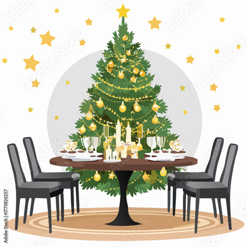 Winterliche Inneneinrichtung