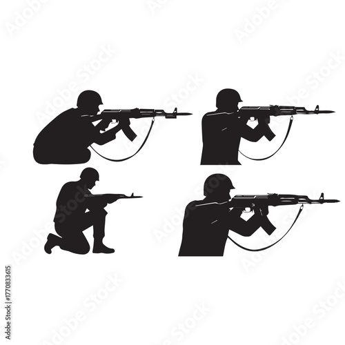 56 Assault Rifle Silhouette Vector

Black and White 56 AR Outline Illustration

Minimal 56 Assault Rifle Silhouette Set