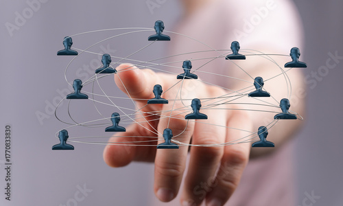 Abstract concept of online ...