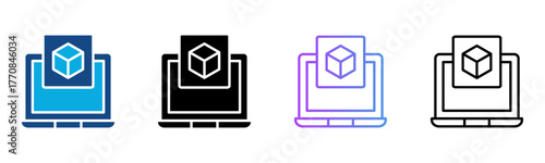 Prototyping Icon Multiple Style Vector Illustration

