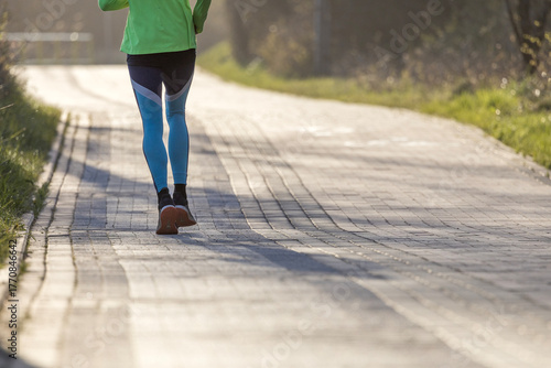 Wallpaper Mural man running in the park Torontodigital.ca