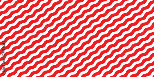 Vertical red and white stripes background. Seamless and repeating pattern.vector Eps10