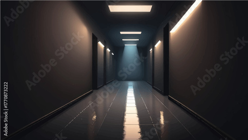 bright tunnel hallway with light at the end