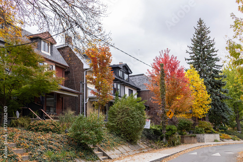 Walking around downtown, Toronto enjoying the colors of Fall