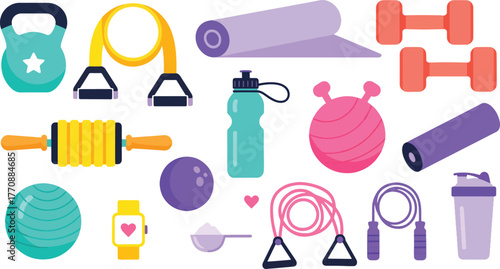 Fitness equipment for workout and exercise