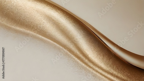 golden light waves and minimalist luxurious textures