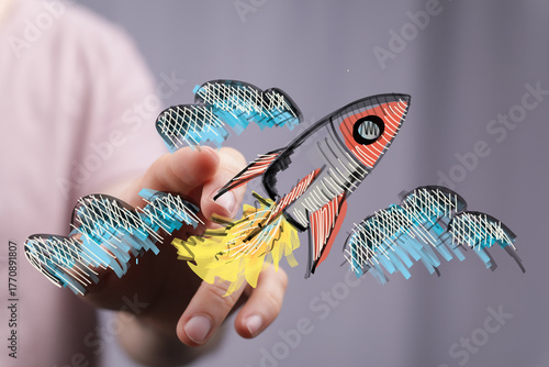 Creative illustration of a ...