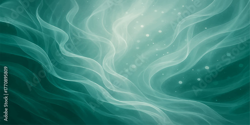 Smooth, abstract blue background with a liquid wave pattern and soft satin texture flowing like silk
