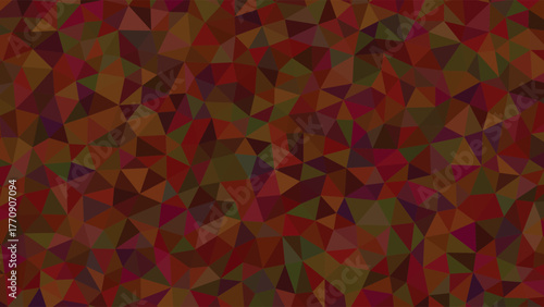 Geometric Abstract Pattern A Complex Web of Triangles in Earthy Tones