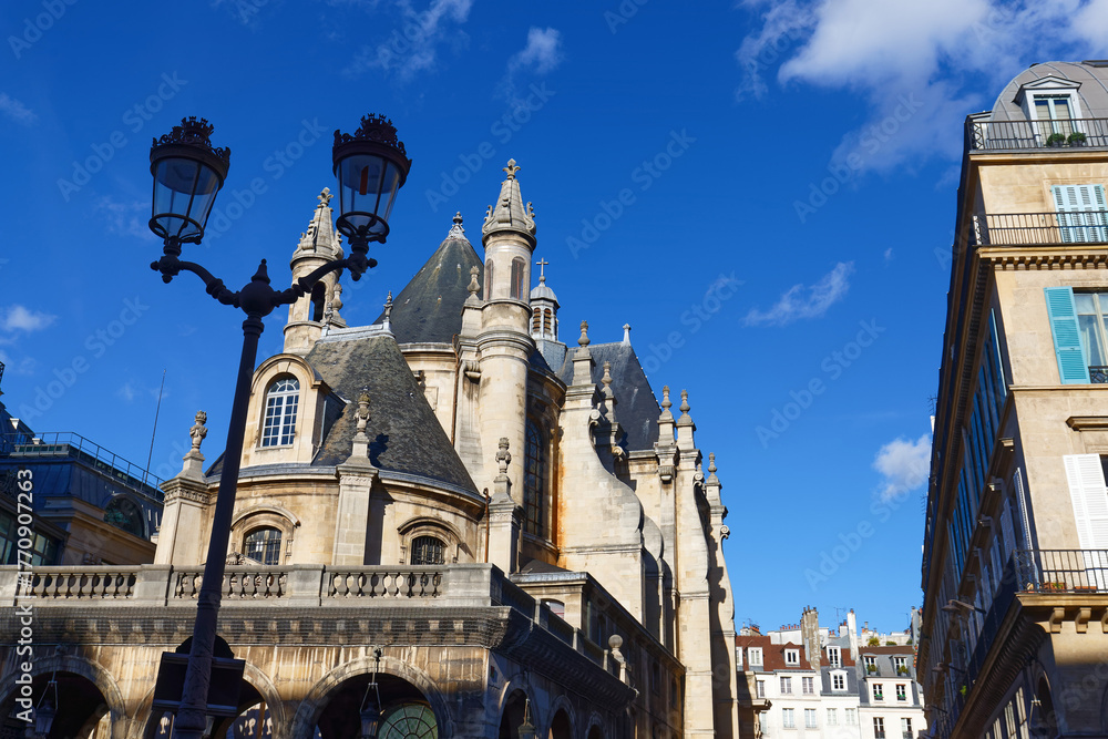 Naklejka premium Temple Protestant de l'Oratoire du Louvre church in Paris, France