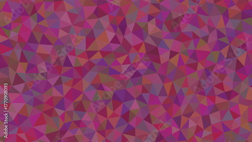 Abstract Geometric Pattern with Purple and Pink Hues in Low Poly Style