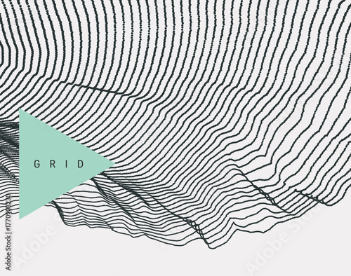 Abstract background. Circular grid pattern. Vector illustration for brochure, poster, cover, card, presentation, flyer or banner.