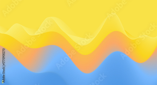 Abstract wavy background. Vector illustration for brochure, poster, presentation, cover, screen, flyer or banner.