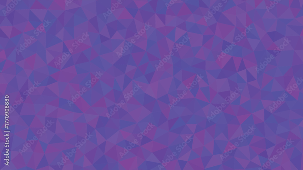Fototapeta premium Modern abstract background of purple and blue crystal faceted polygonal shapes