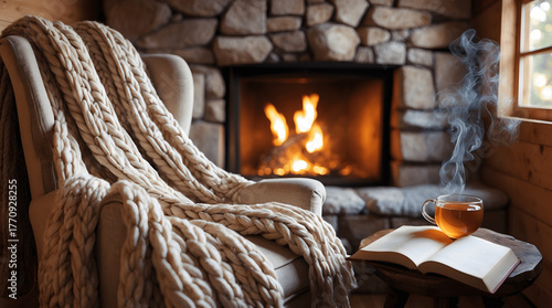 sofa layout with fireplace