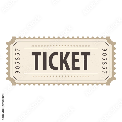 vintage cinema ticket