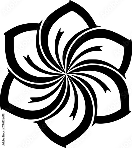 Flower - High Quality Vector Logo - Vector illustration ideal for T-shirt graphic
