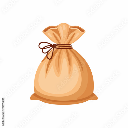 Fabric pouch with drawstring