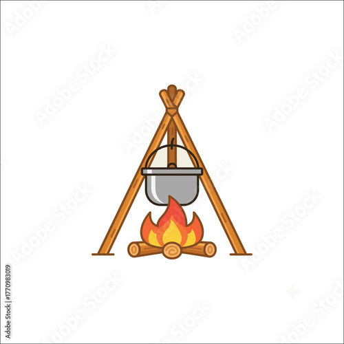 Abstract geometric shapes design isolated on white background