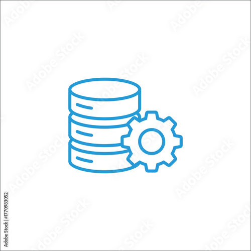 Abstract geometric shapes composition isolated on white background