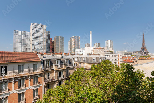 vue sur les toits de paris